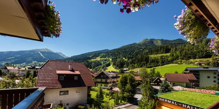 Aktívna dovolenka v rakúskych Alpách, údolie Gastein: 4* hotel s polpenziou a wellness