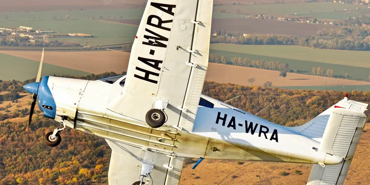 Zážitkový let na lietadle PIPER PA-28-151 WARRIOR II až zo 4 letísk