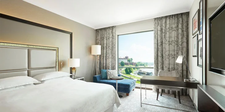 Pobyt v krásnom 5* Hoteli Sheraton Grand Krakow: raňajky, wellness aj občerstvenie v Club Lounge