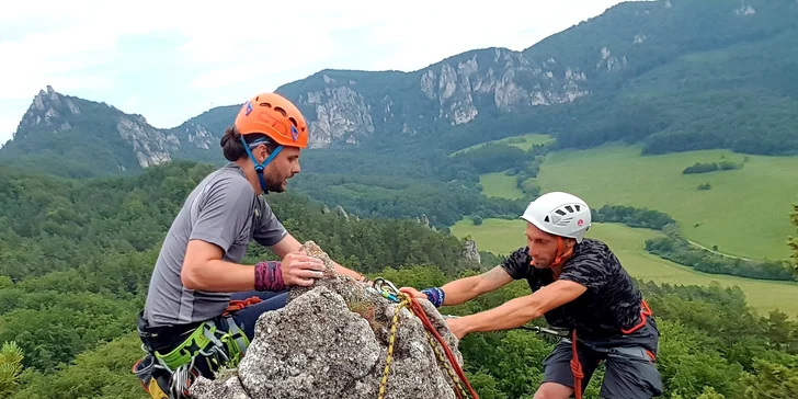 1-dňové alebo 2-dňové kurzy skalného lezenia pre 1 alebo 2 osoby