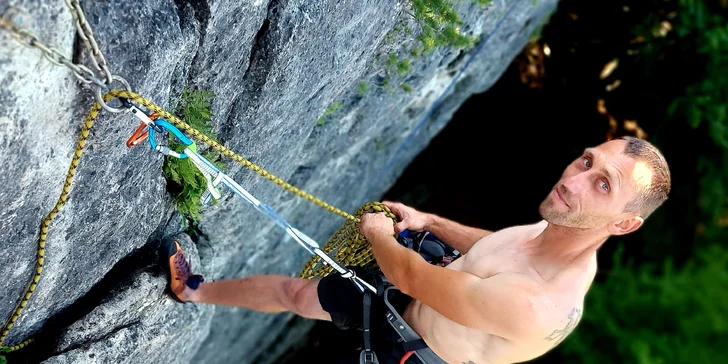 1-dňové alebo 2-dňové kurzy skalného lezenia pre 1 alebo 2 osoby