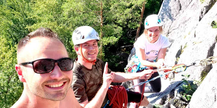 1-dňové alebo 2-dňové kurzy skalného lezenia pre 1 alebo 2 osoby
