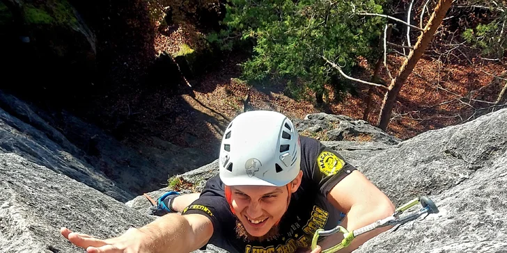 1-dňové alebo 2-dňové kurzy skalného lezenia pre 1 alebo 2 osoby