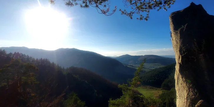 1-dňové alebo 2-dňové kurzy skalného lezenia pre 1 alebo 2 osoby