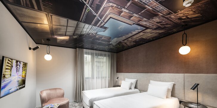 Luxusný pobyt v novootvorenom hoteli v centre Budapešti s raňajkami, wellness aj zľavou do baru
