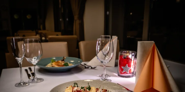 Degustačné menu aj wellness v Hoteli Panoráma Trenčianske Teplice