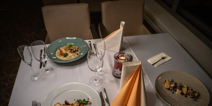 Degustačné menu aj wellness v Hoteli Panoráma Trenčianske Teplice