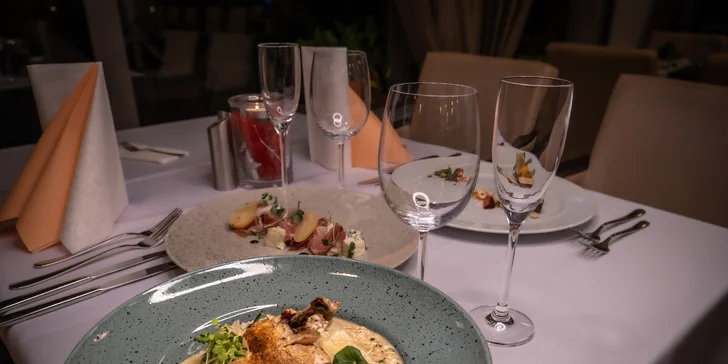 Degustačné menu aj wellness v Hoteli Panoráma Trenčianske Teplice