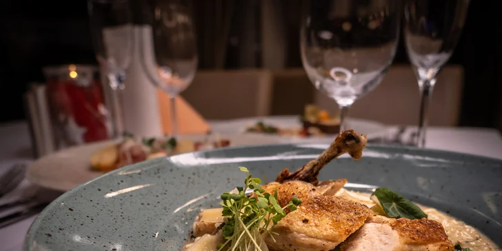 Degustačné menu aj wellness v Hoteli Panoráma Trenčianske Teplice