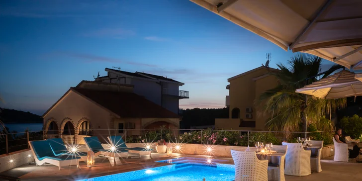 Chorvátska Rogoznica: boutique hotel pri mori, neobmedzený wellness a raňajky v cene