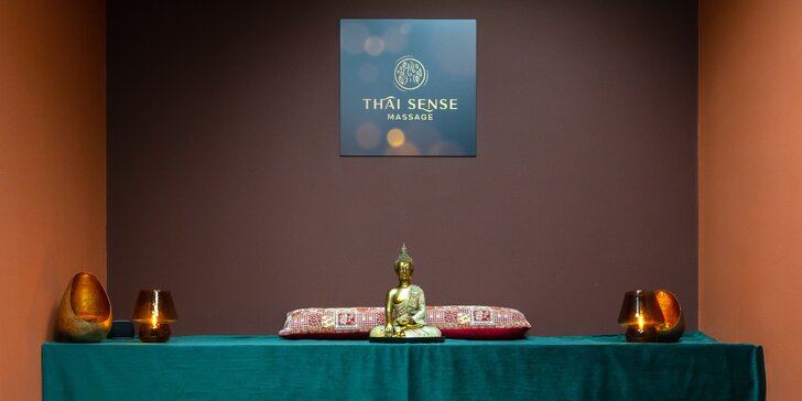 Luxusná thajská masáž chrbta či nôh v Thai Sense