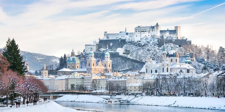 Pobyt v kúzelnom Salzburgu: príjemný hotel s raňajkami, 2 km od centra, adventné aj vianočné termíny