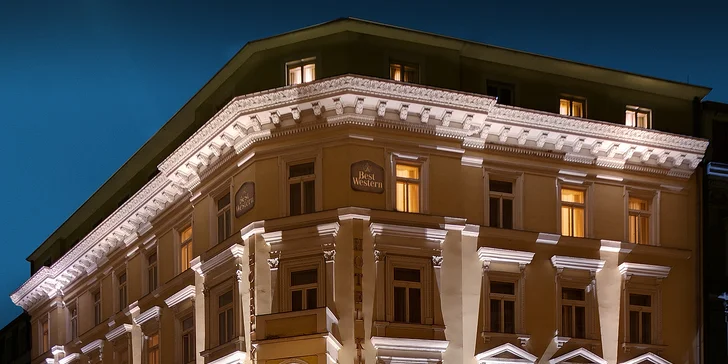Romantika v 4* hoteli kúsok od Petřína: pobyt s raňajkami aj víkend s piknikom