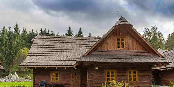 Pobyt v krásnom prostredí Veľkej Fatry len 3 km od Vlkolínca: apartmány a drevenice s kuchyňou, terasou a príjemným wellness