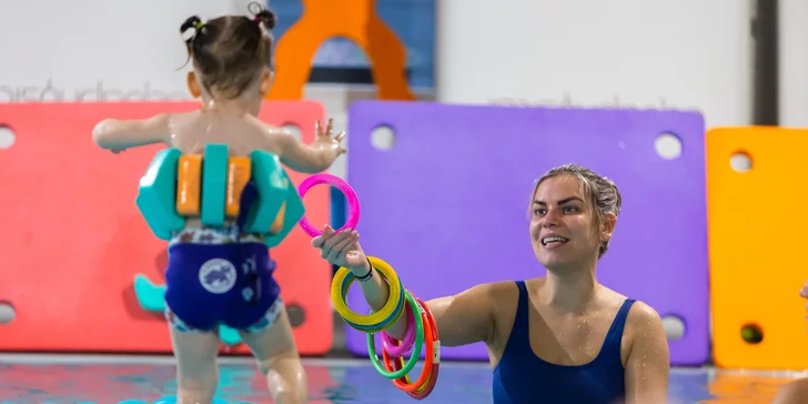 Korytnačka: Kurzy plávania pre deti od 4 mesiacov od 3 rokov