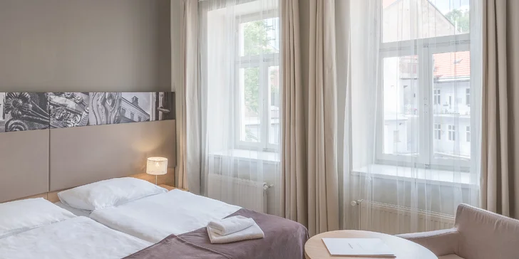 Elegantný hotel na Žižkově, bohaté raňajky a TOP miesta Prahy na dosah