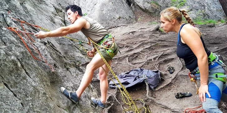 1-dňové alebo 2-dňové kurzy skalného lezenia pre 1 alebo 2 osoby