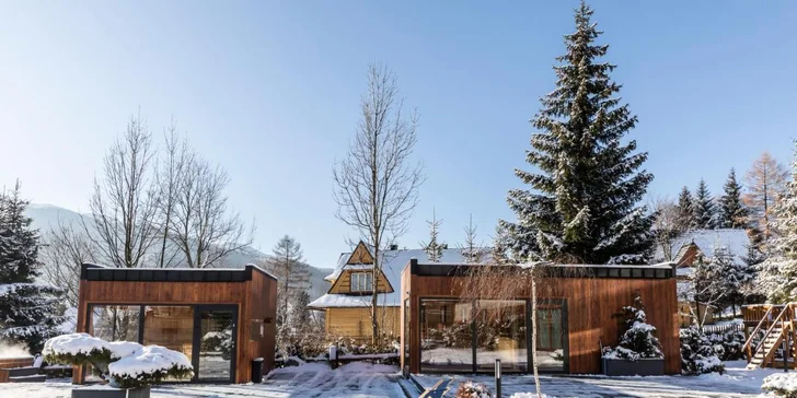 Luxusný pobyt neďaleko Zakopaného: moderné apartmány s výhľadom na Tatry, chutná strava, relax vo wellness, detský kútik či biliard