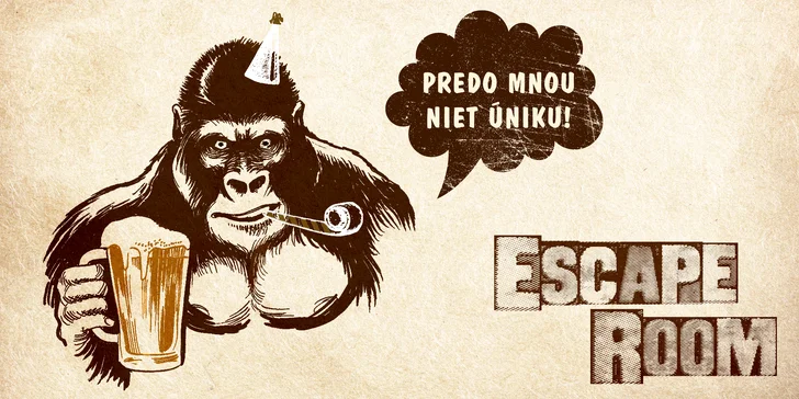 Escape hra - Unikni pred opicou!