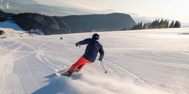 Celodenná lyžovačka pre veľkých aj malých v rodinnom stredisku Malinô Brdo