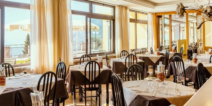 Dovolenka pri Lago di Garda: hotel v Tignale, polpenzia, wellness a degustácia vín vo vinárstve