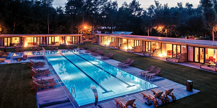Luxusný vilový rezort v Českých Budějoviciach: apartmány s terasou, raňajky do postele aj sauna