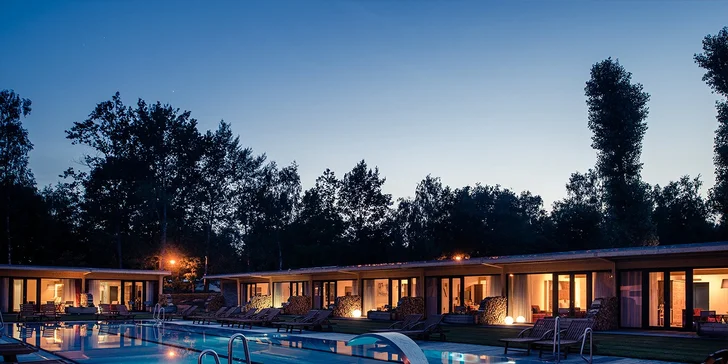 Luxusný vilový rezort v Českých Budějoviciach: apartmány s terasou, raňajky do postele aj sauna