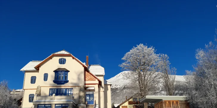 Luxusné ubytovanie v historickej pamiatke v srdci Tatier s raňajkami a wellness