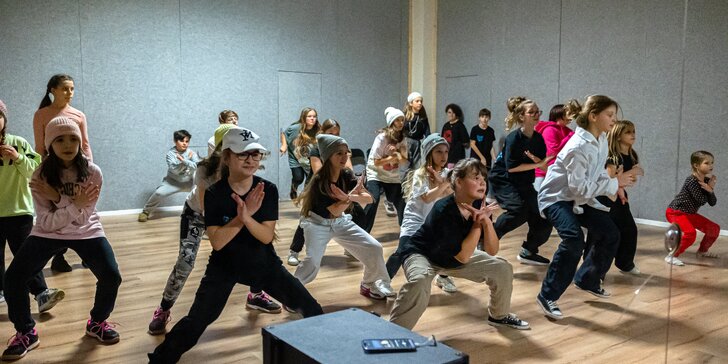 Hip-hopový tanečný kurz pre všetky deti - 8 lekcií