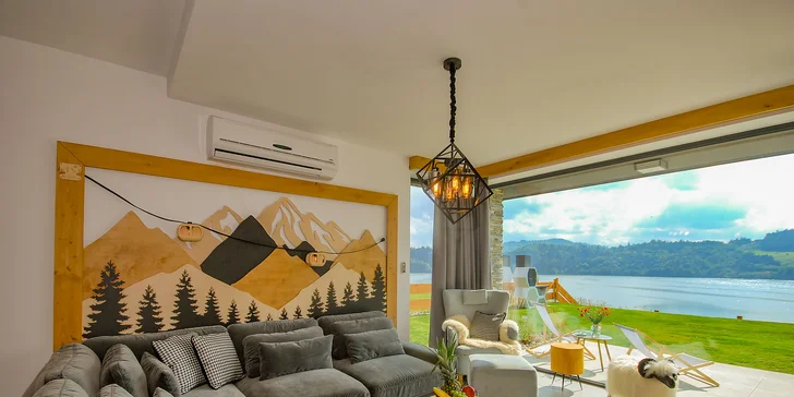 Luxusné apartmány s výhľadom na Čorštýnske jazero: sauna na izbe, požičanie bicyklov zdarma