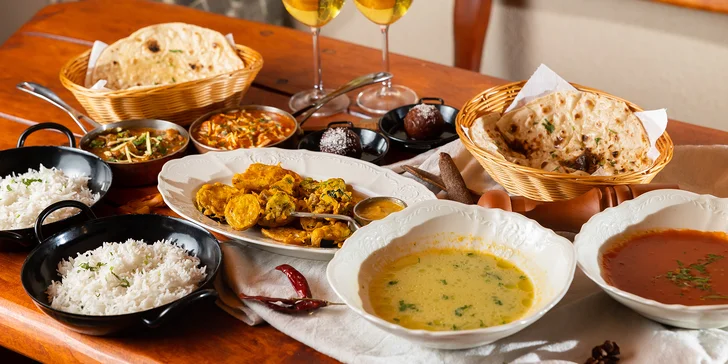 Autentická indická večera: Panner butter alebo kuracia tikka masala, Butter Chicken, vegetariánske, mäsové aj degustačné menu