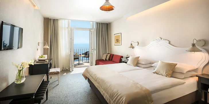 Letná dovolenka na Opatijskej riviére: hotel so stravou, pláž, bazén, first minute zľavy