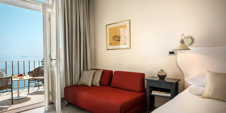 Letná dovolenka na Opatijskej riviére: hotel so stravou, pláž, bazén, first minute zľavy