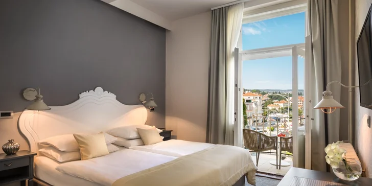 Letná dovolenka na Opatijskej riviére: hotel so stravou, pláž, bazén, first minute zľavy