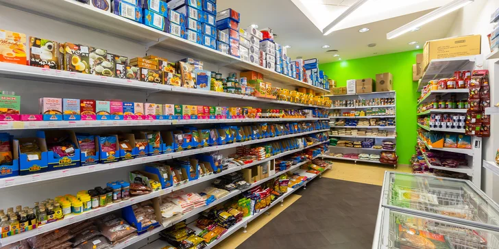 Poukazy na nákup v predajni Exotické potraviny v hodnote 20 alebo 30 €