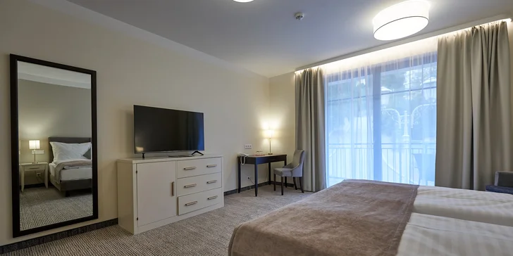 4* pobyt v centre Mariánskych Lázní: neobmedzený wellness, možnosť procedúr