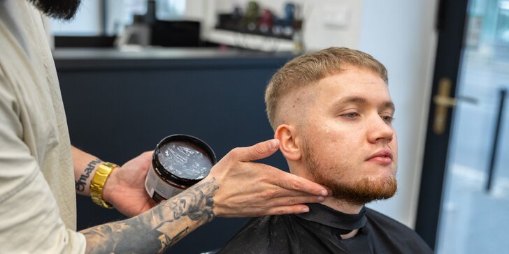 Strih, úprava brady či 2-hodinová kompletná barberská starostlivosť