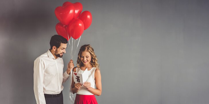 Senzačné balónové sety na Valentína alebo párty nafúknuté héliom