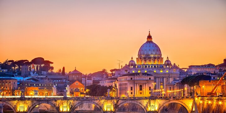 Pobyt v srdci Ríma: hotel len 2,5 km od Kolosea a 1 km od Štátnej opery, každé ráno raňajky
