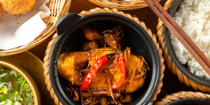 Romantické menu pre dvoch: Sushi, Poke bowl či Ca Kho To