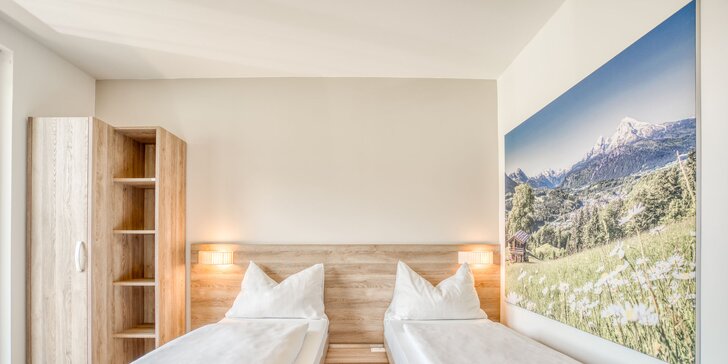 Dovolenka v Kitzbühelských Alpách v Tirolsku: krásny hotel s raňajkami či polpenziou a relax zónou