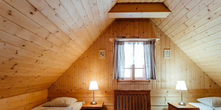 Pobyt v krásnom prostredí Veľkej Fatry len 3 km od Vlkolínca: apartmány a drevenice s kuchyňou, terasou a príjemným wellness