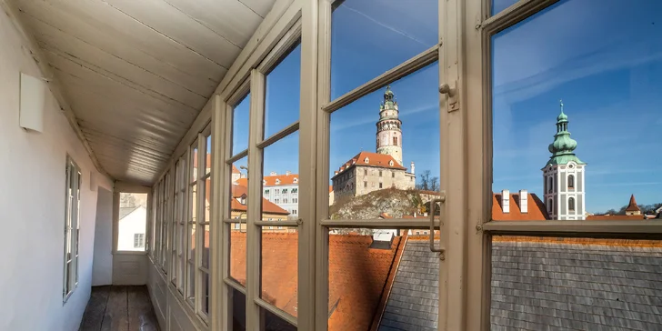 Pobyt v historickom penzióne v srdci Českého Krumlova: raňajky a 10% zľava do reštaurácie
