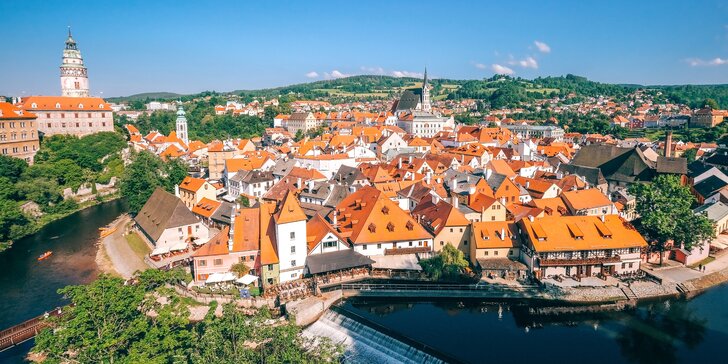 Čarovná dovolenka v Českom Krumlove: hotel 10 minút od historického centra a raňajky