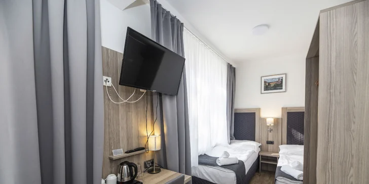 Čarovná dovolenka v Českom Krumlove: hotel 10 minút od historického centra a raňajky