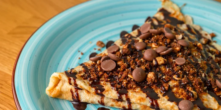 Sladká či slaná wafla/palacinka: v ponuke aj ako menu s polievkou
