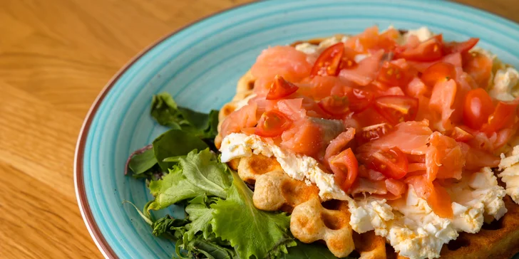 Sladká či slaná wafla/palacinka: v ponuke aj ako menu s polievkou