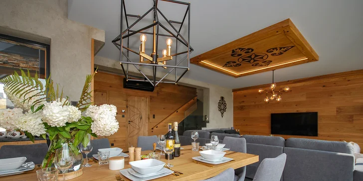Luxusné apartmány s výhľadom na Čorštýnske jazero: sauna na izbe, požičanie bicyklov zdarma