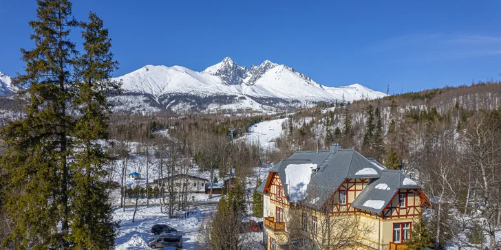 Nezabudnuteľný pobyt v prekrásnej Ville Meribel**** v Tatranskej Lomnici