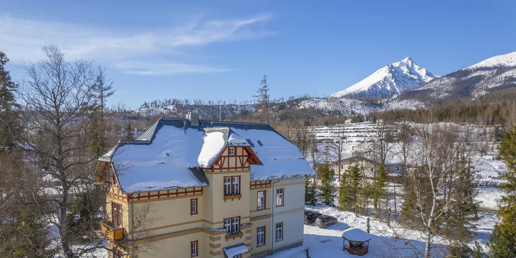 Nezabudnuteľný pobyt v prekrásnej Ville Meribel**** v Tatranskej Lomnici